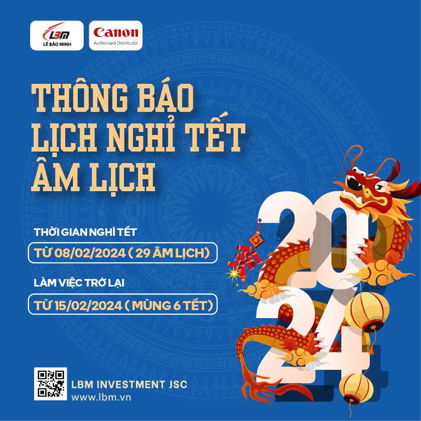 [NEWS] [THÔNG BÁO] NGHỈ TẾT NGUYÊN ĐÁN GIÁP THÌN 2024