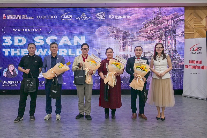 LÊ BẢO MINH ĐỒNG HÀNH CÙNG WORKSHOP "3D SCAN THE WORLD" TẠI ĐẠI HỌC CÔNG NGHỆ ĐỒNG NAI