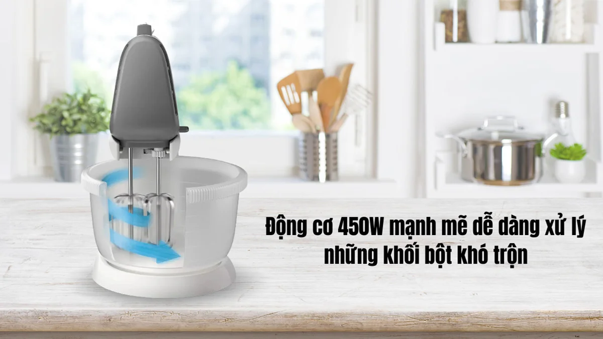 Hiệu Suất Mạnh Mẽ Với Công Suất 450W