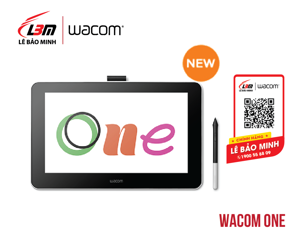 Bảng vẽ Wacom One DTC-133/W0-CX