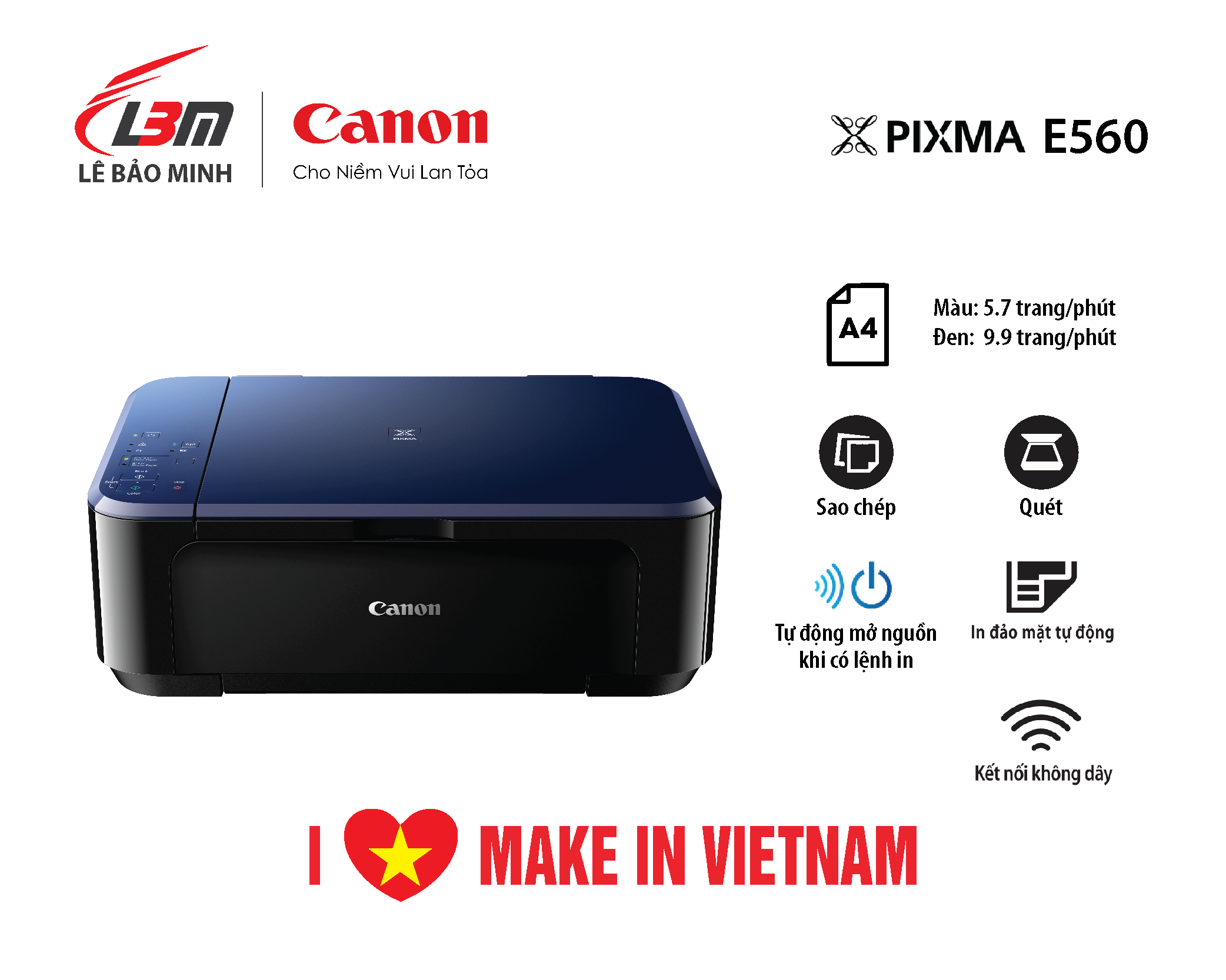E560 Máy in phun Canon đa năng
