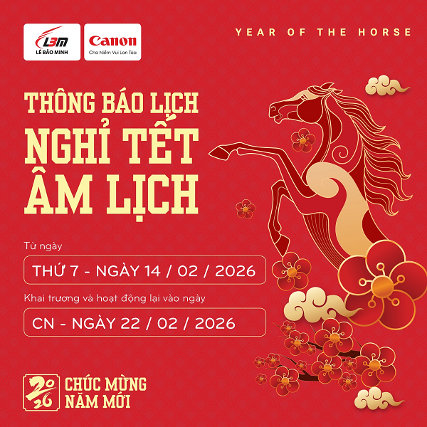 [THÔNG BÁO] LỊCH NGHỈ TẾT NGUYÊN ĐÁN NĂM BÍNH NGỌ 2026 