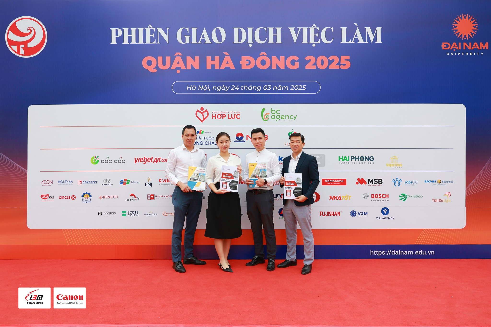 [NEWS] LÊ BẢO MINH ĐỒNG HÀNH CÙNG “PHIÊN GIAO DỊCH VIỆC LÀM 2025 – QUẬN HÀ ĐÔNG”
