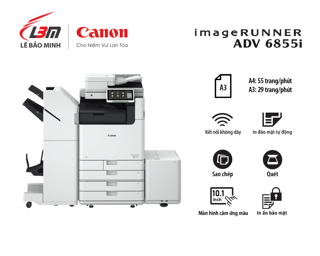 iR-ADV DX 6855i Máy photocopy Canon