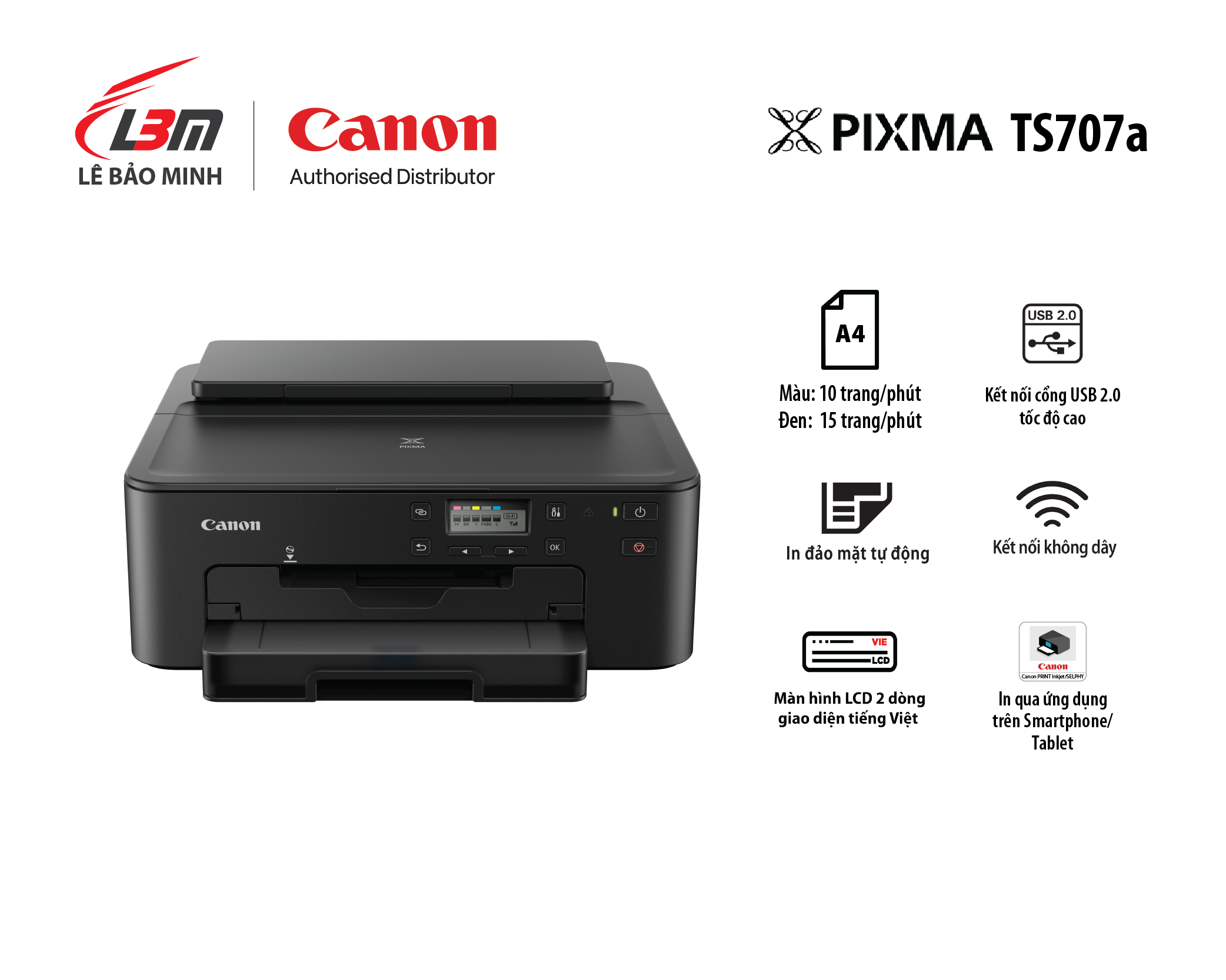 TS707A Máy in phun Canon