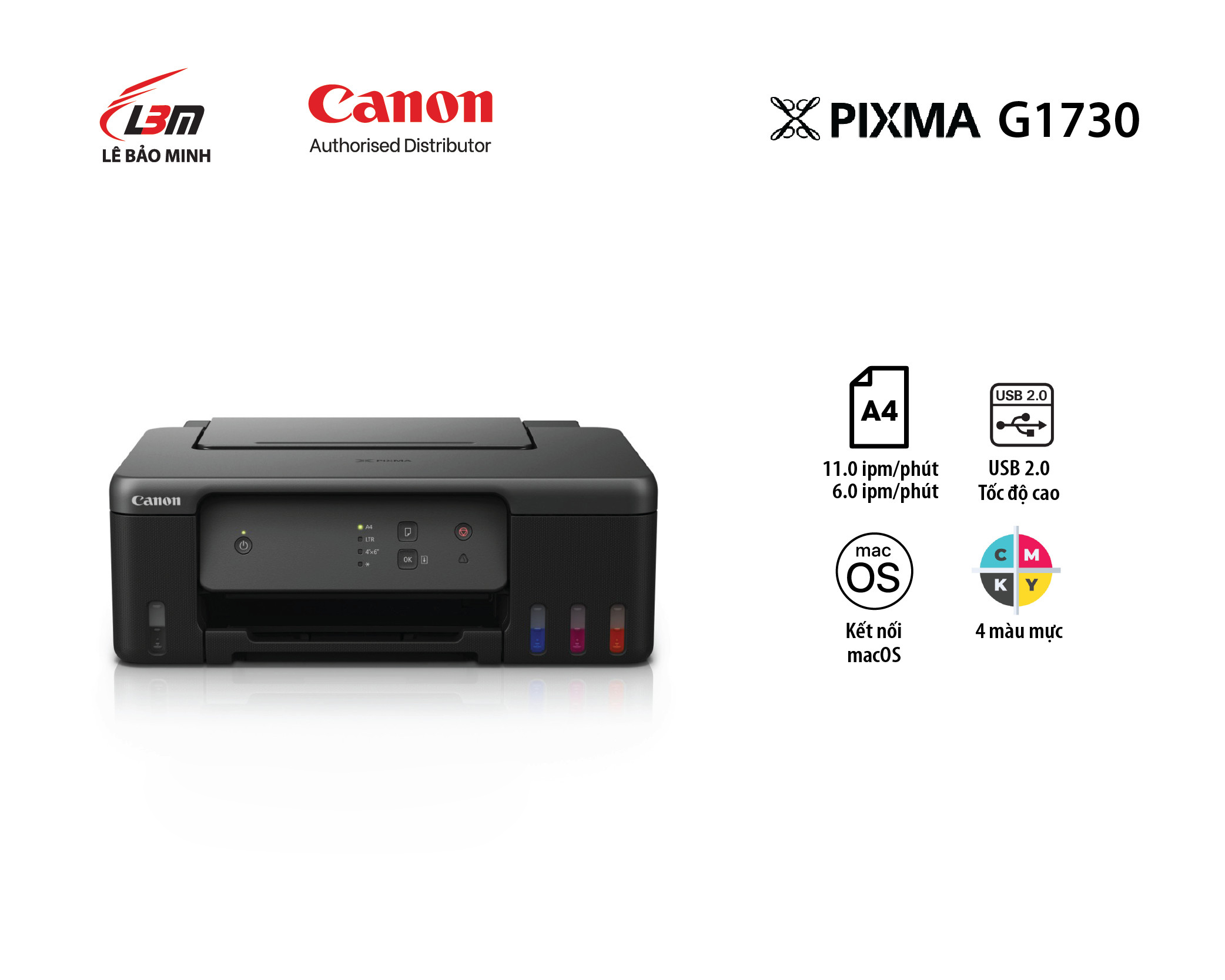 G1730 Máy in phun liên tục Canon
