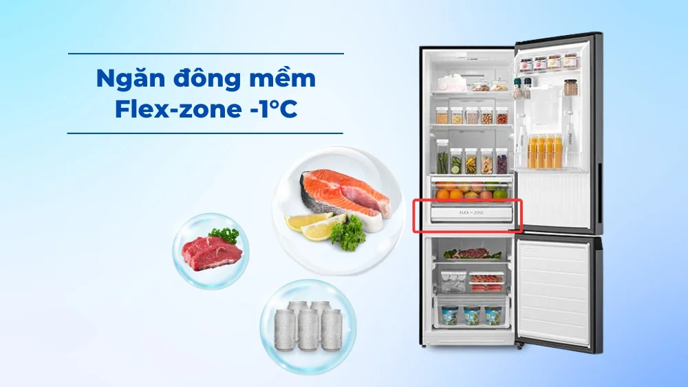 Ngăn đông mềm Flex-zone