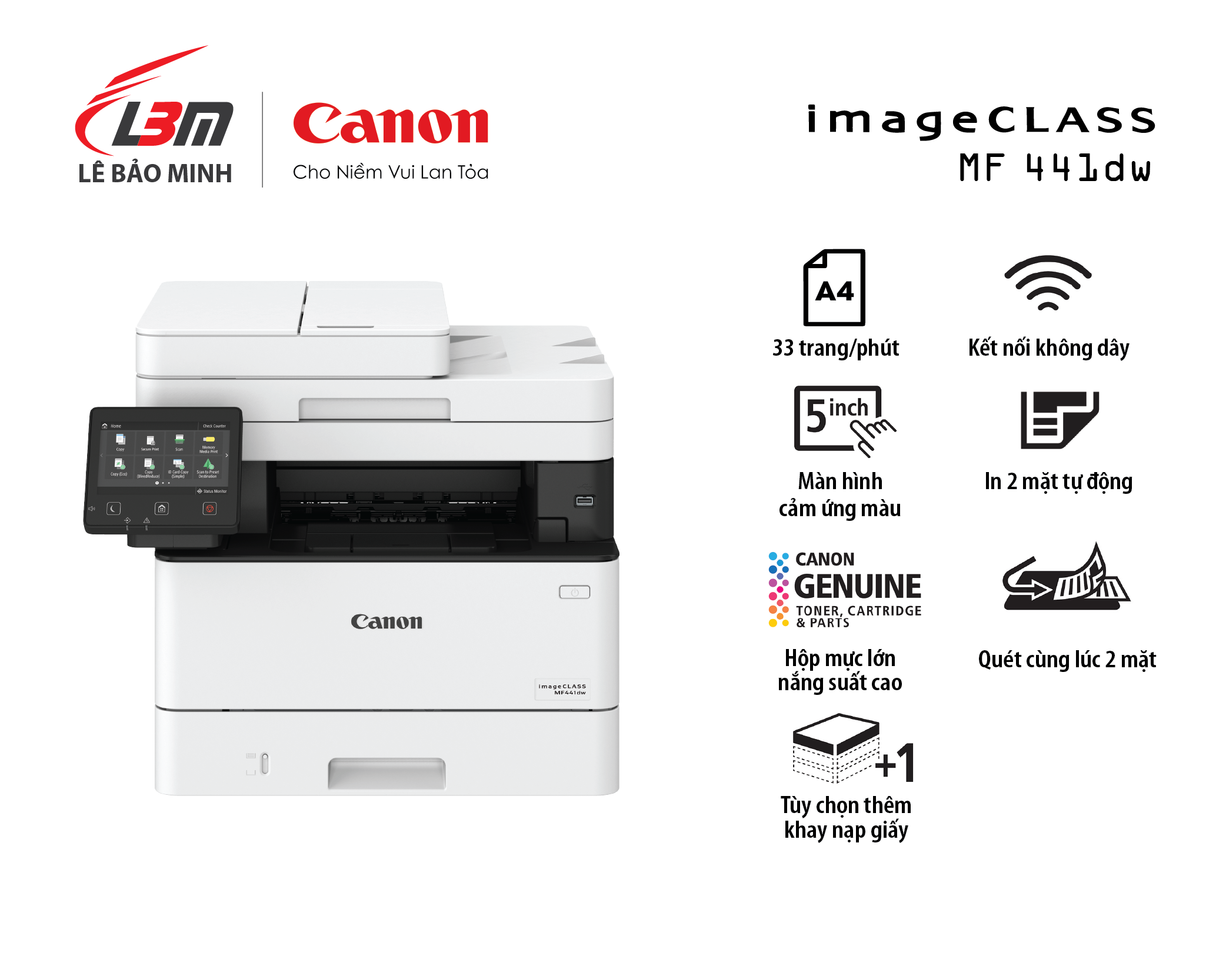 MF441dw Máy in laser Canon đa năng