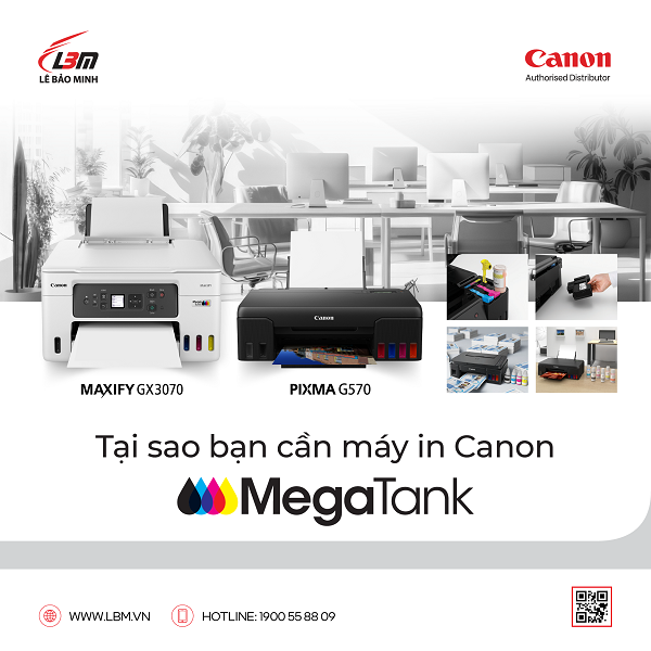 Tại sao bạn cần máy in phun Canon MegaTank