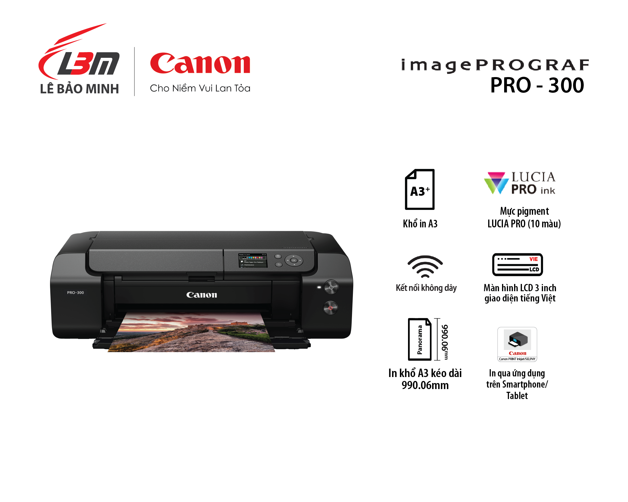 Pro-300 Máy in phun màu Canon