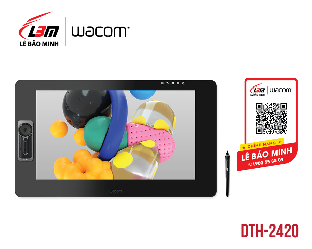 Bảng vẽ Wacom Cintiq Pro 24, Touch DTH-2420/K1-CX