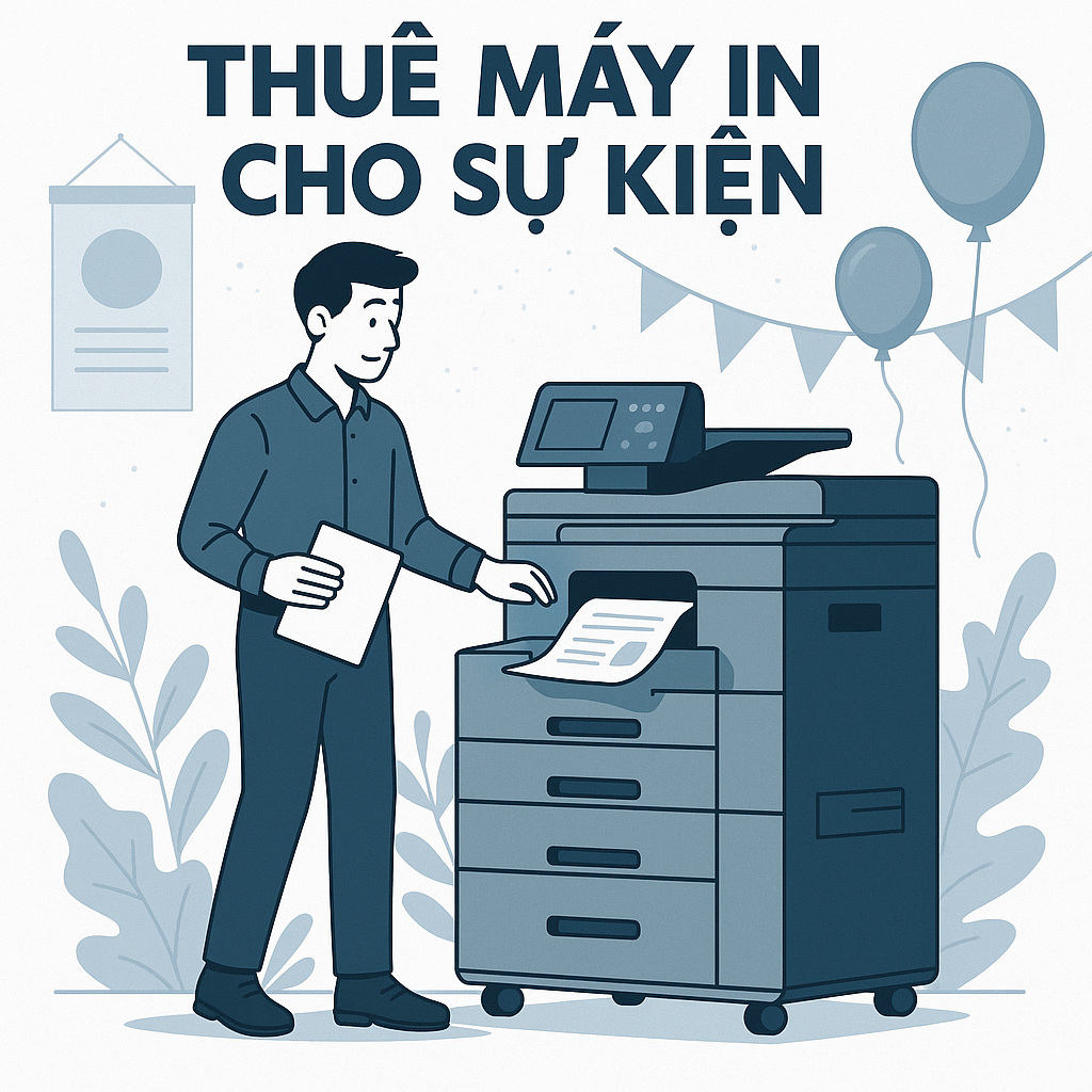 Cho thuê máy in ngắn hạn cho sự kiện