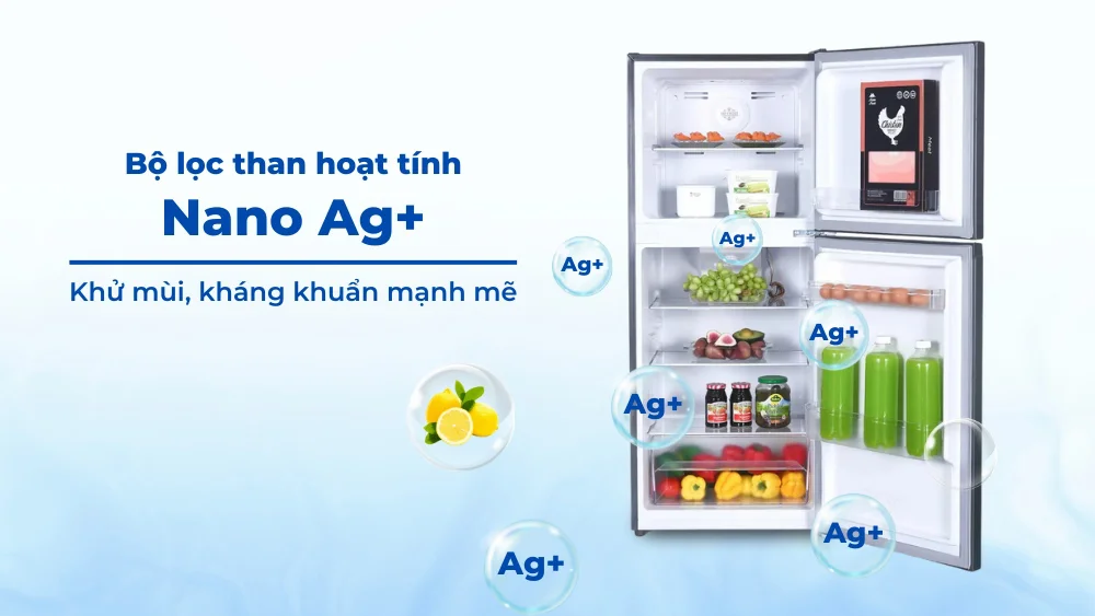 Bộ lọc khử mùi than hoạt tính Nano Ag