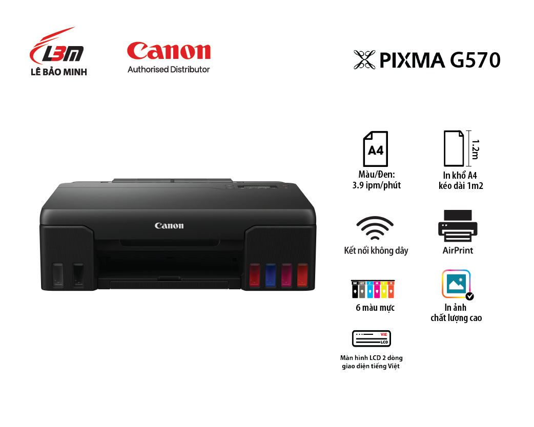 G570 Máy in phun liên tục Canon
