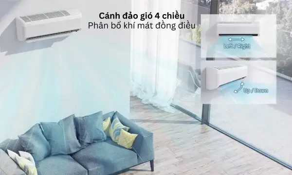 Đảo gió 4 chiều