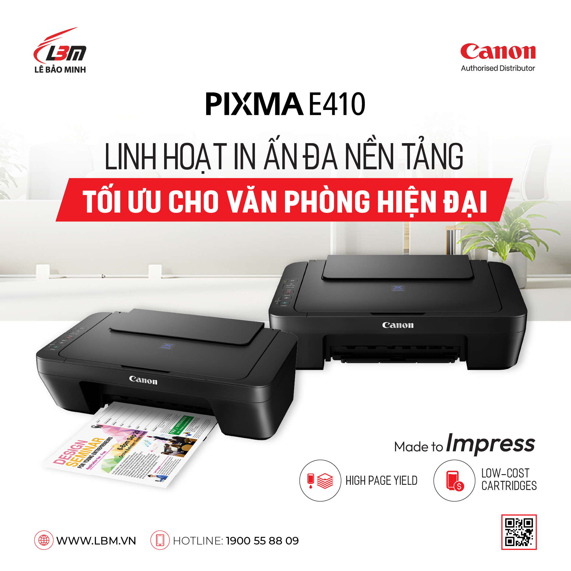 LÀM VIỆC TẠI NHÀ, STARTUP NHỎ, IN ẤN CƠ BẢN – CANON PIXMA E410 LIỆU CÓ THỂ ĐÁP ỨNG?