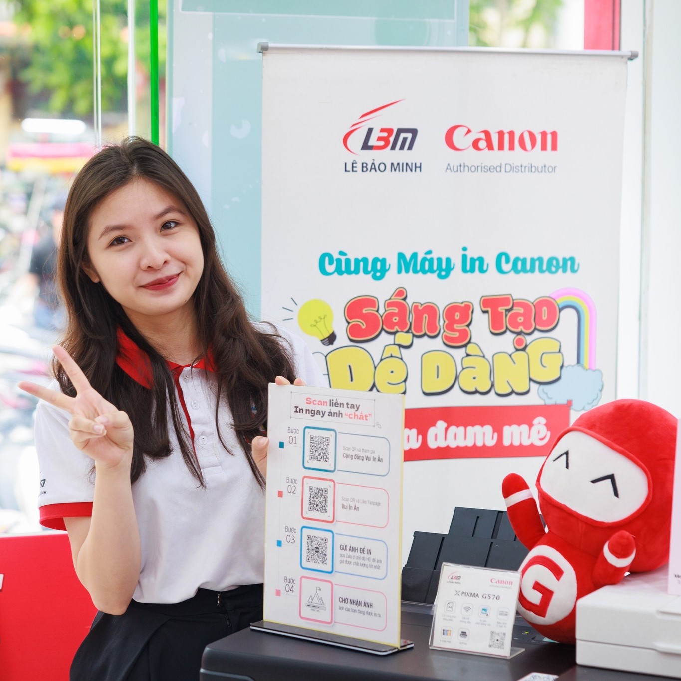 SỰ KIỆN CÙNG MÁY IN CANON SÁNG TẠO DỄ DÀNG – THỎA ĐAM MÊ TẠI VIETTEL STORE