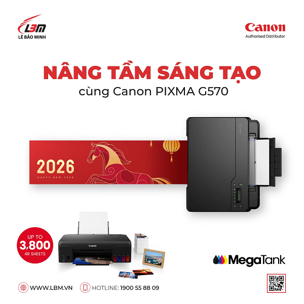 NÂNG TẦM SÁNG TẠO CÙNG CANON PIXMA G570