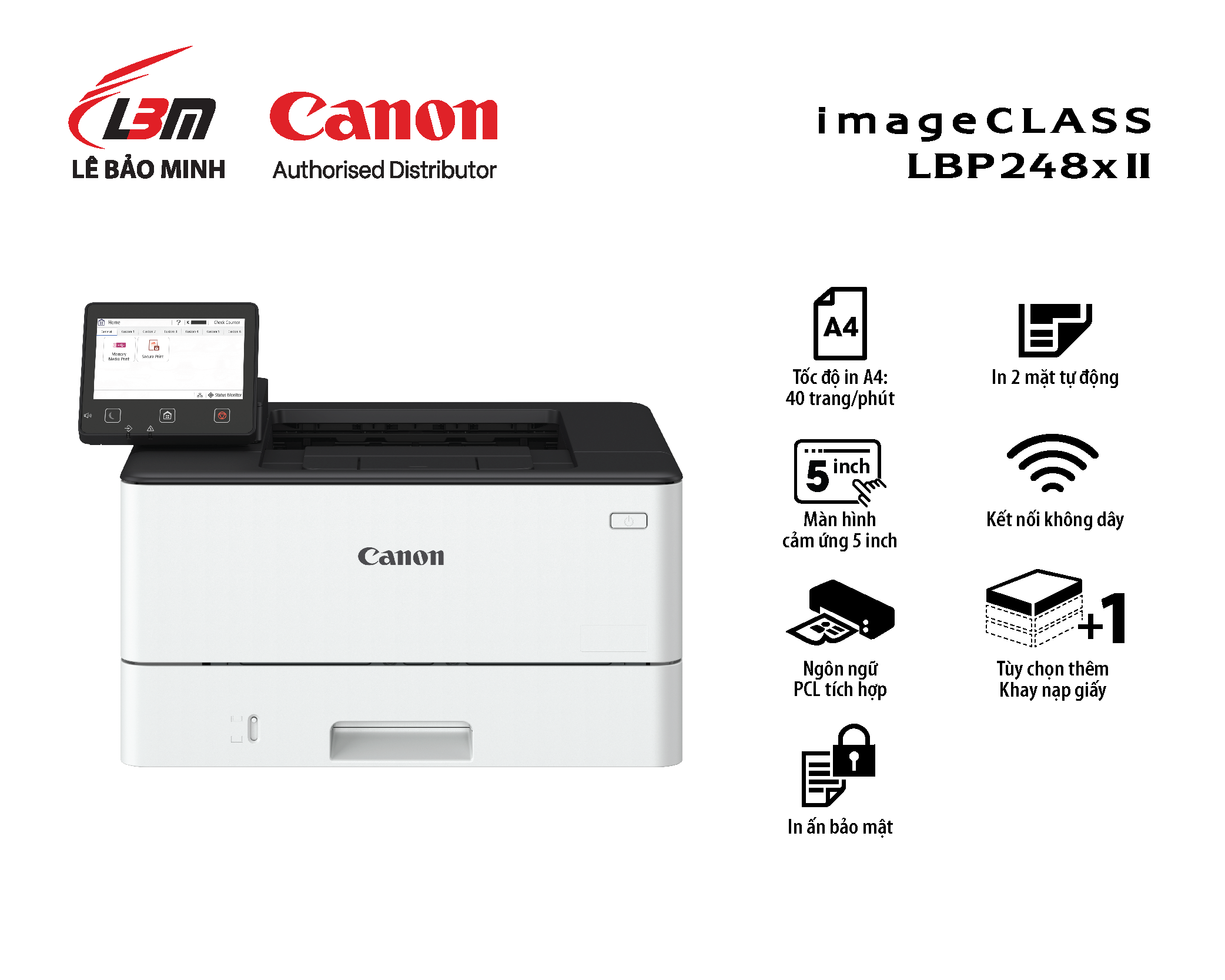 Máy in laser Canon LBP248x II