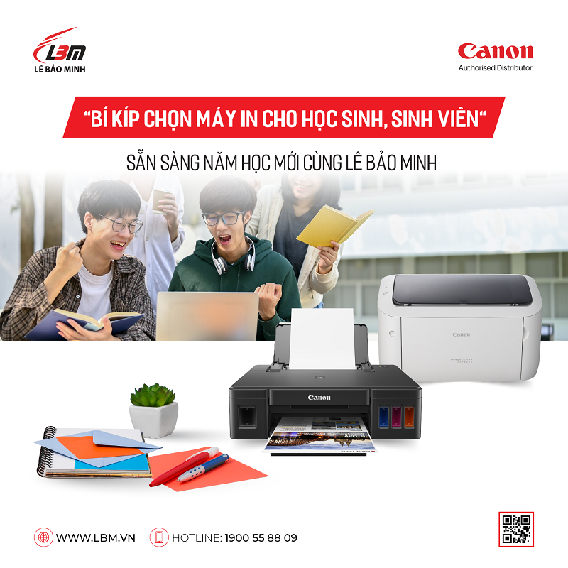BACK TO SCHOOL: BÍ KÍP LỰA CHỌN MÁY IN HOÀN HẢO DÀNH CHO HỌC SINH, SINH VIÊN TỪ LÊ BẢO MINH