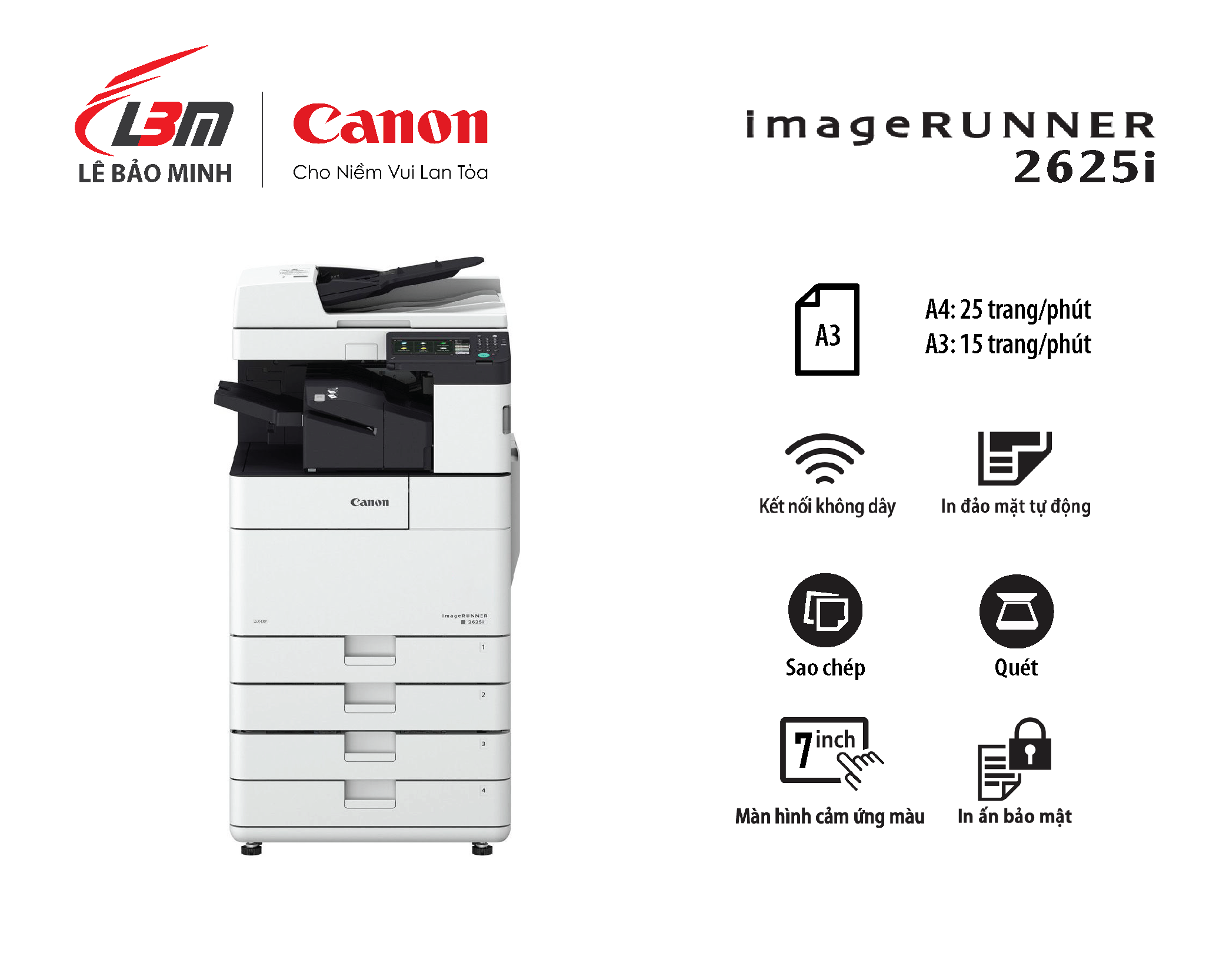 iR2625i Máy photocopy Canon
