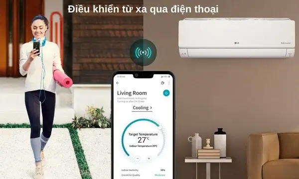 Điều khiển từ xa qua ứng dụng LG ThinQ