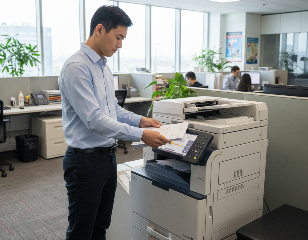 XỬ LÝ 5 LỖI MÁY PHOTOCOPY THƯỜNG GẶP ĐƠN GIẢN, HIỆU QUẢ