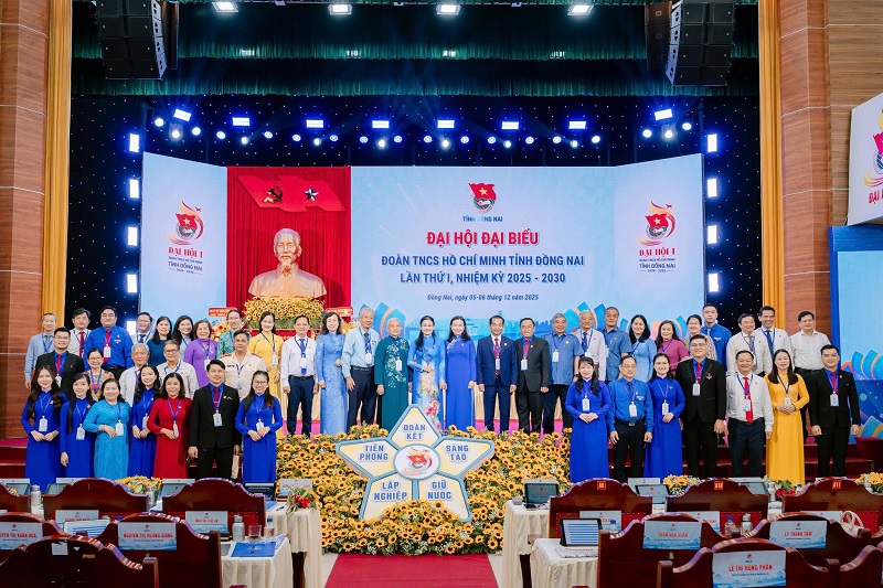 LÊ BẢO MINH HÂN HẠNH ĐỒNG HÀNH CÙNG ĐẠI HỘI ĐẠI BIỂU HỘI LIÊN HIỆP THANH NIÊN VIỆT NAM TỈNH ĐỒNG NAI NHIỆM KỲ 2025-2029