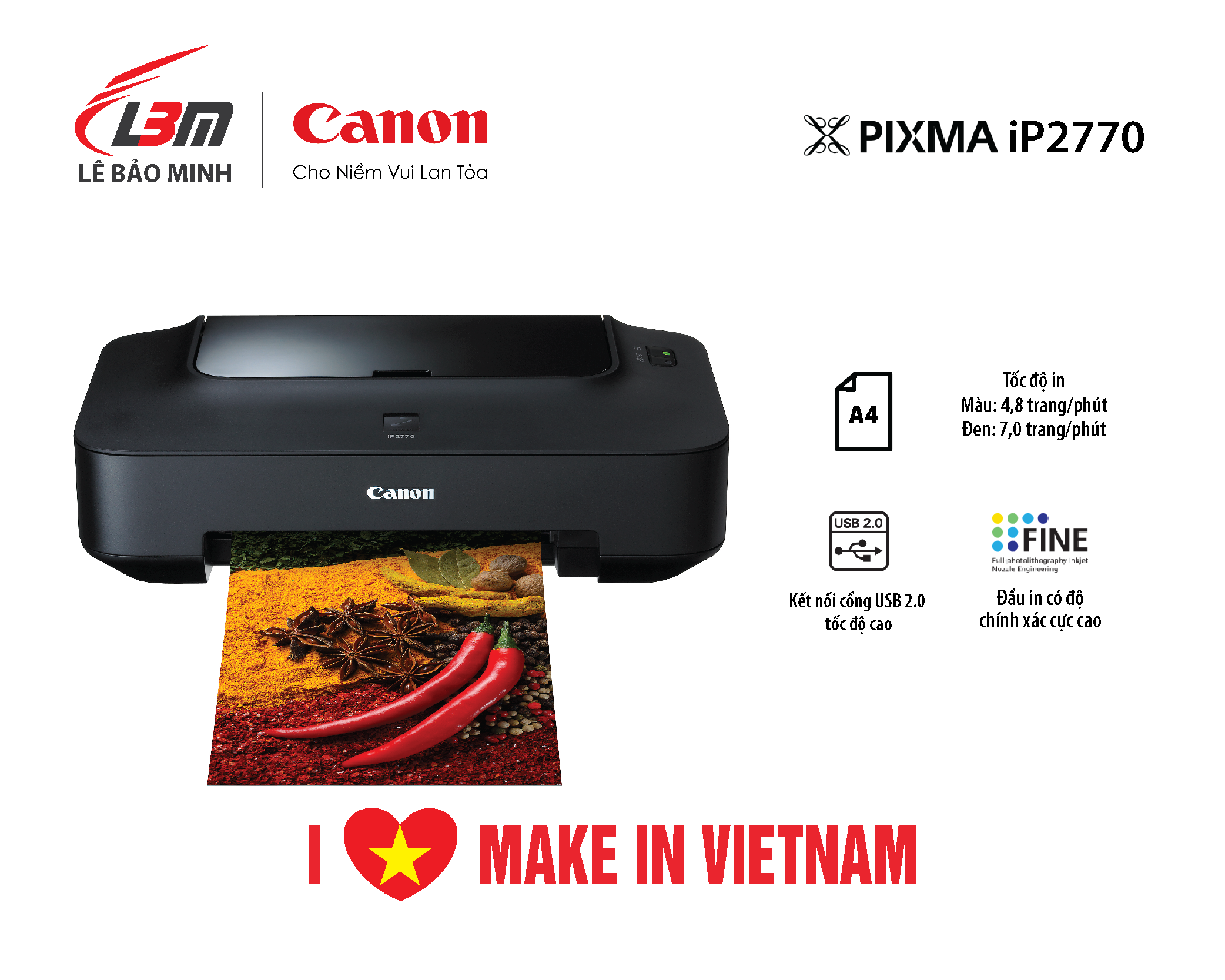 IP2770 Máy in phun Canon