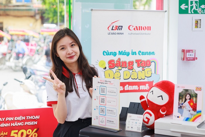 SỰ KIỆN CÙNG MÁY IN CANON SÁNG TẠO DỄ DÀNG - THỎA ĐAM MÊ TẠI VIETTEL STORE