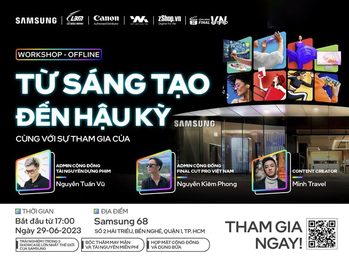[NEWS] [WORKSHOP] TỪ SÁNG TẠO ĐẾN HẬU KỲ