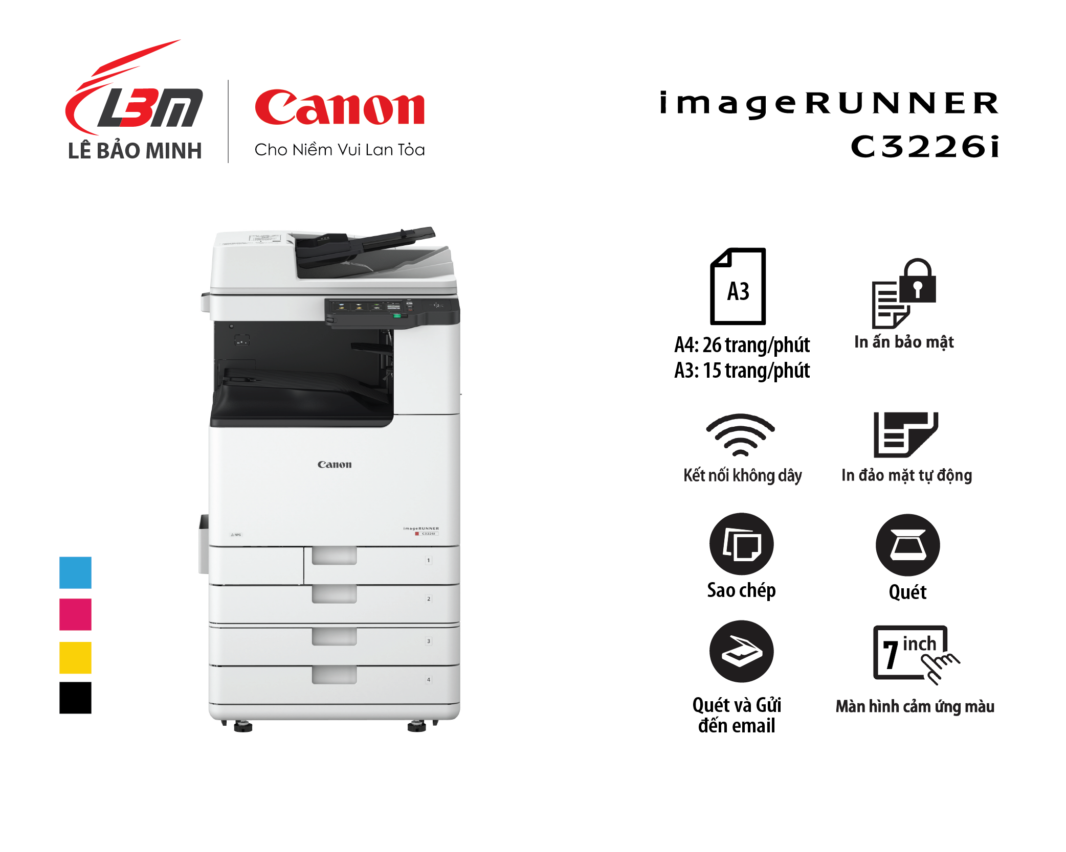 iR C3226i Máy photocopy màu Canon