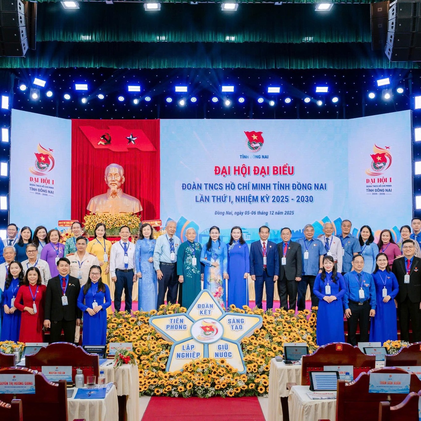 LÊ BẢO MINH ĐỒNG HÀNH CÙNG ĐẠI HỘI ĐẠI BIỂU HỘI LIÊN HIỆP THANH NIÊN VIỆT NAM TỈNH ĐỒNG NAI