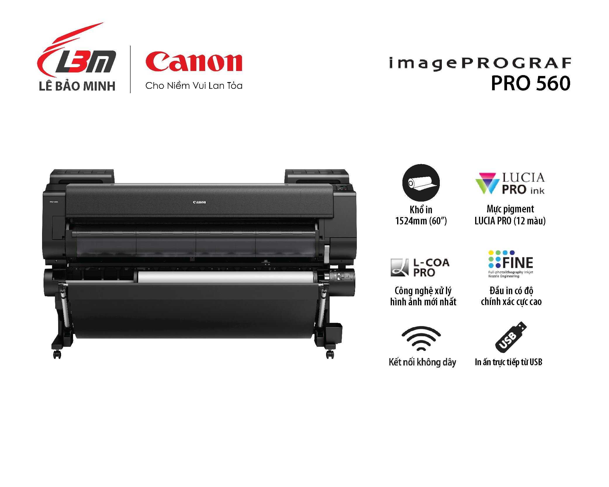 imagePROGRAF PRO-560 (12 màu mực)
