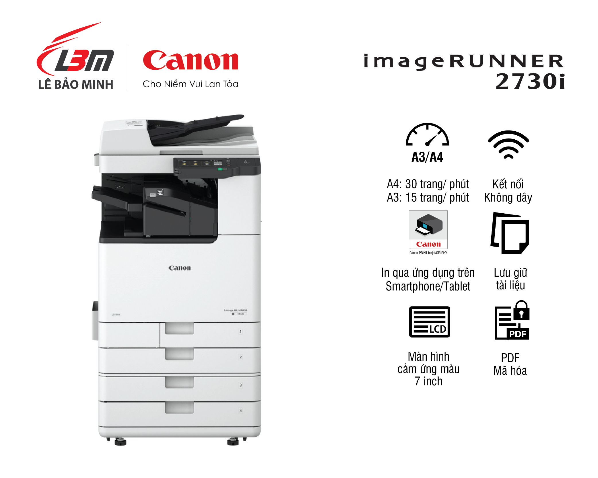 iR2730i Máy photocopy Canon