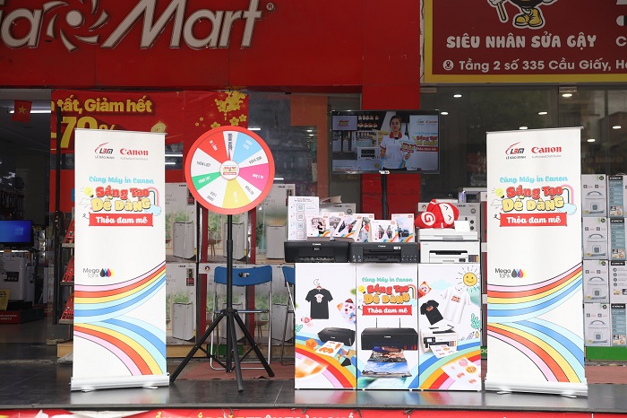 CHUỖI SỰ KIỆN "CÙNG MÁY IN CANON SÁNG TẠO DỄ DÀNG - THỎA ĐAM MÊ" CẬP BẾN HÀ NỘI