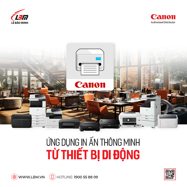 Canon PRINT – Ứng dụng in ấn thông minh từ thiết bị di động