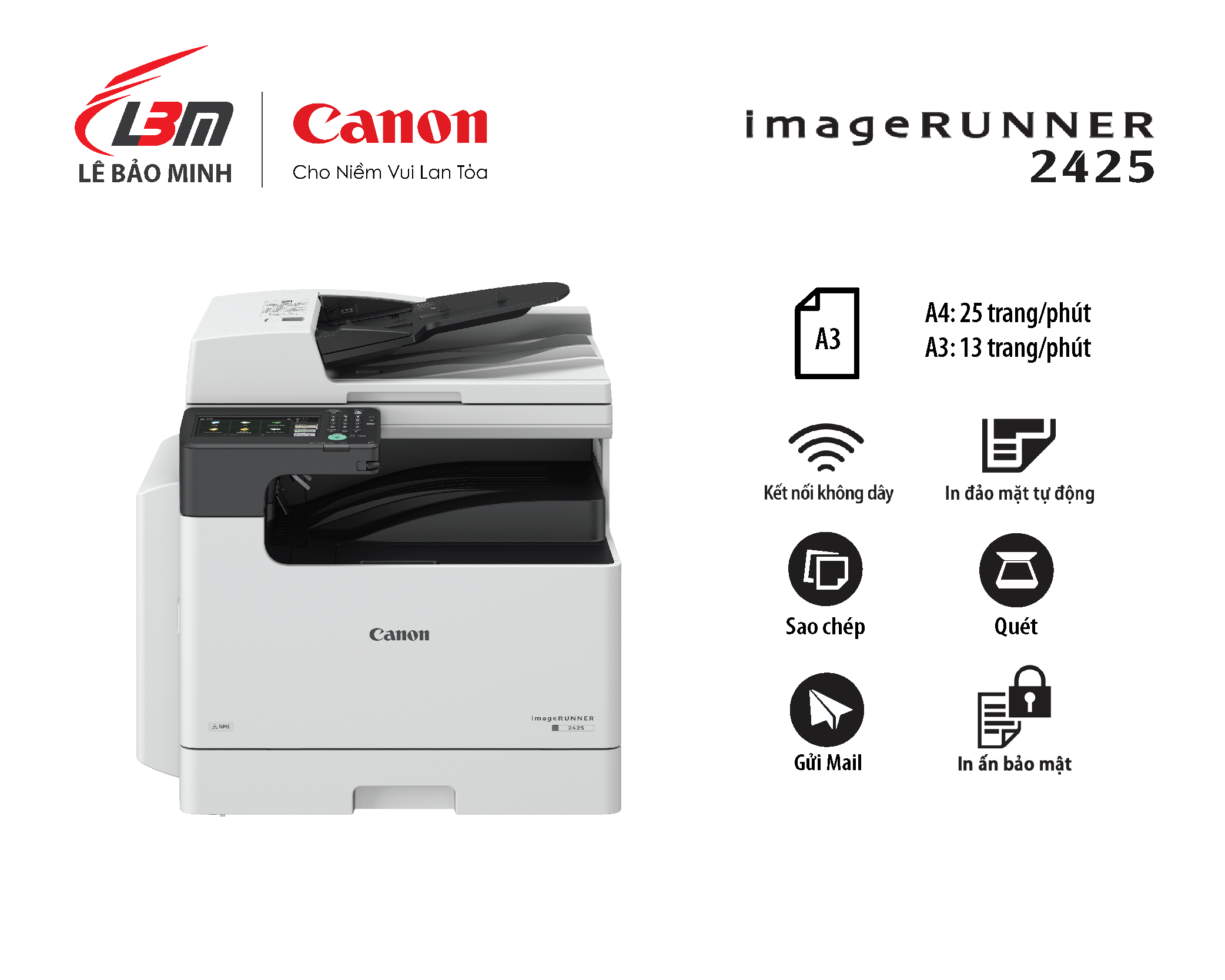iR2425 Máy Photocopy Canon